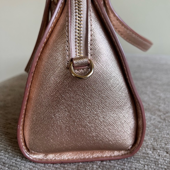 Kate Spade - Metallic Rose Gold Crossbody Purse - Picture 3 of 7